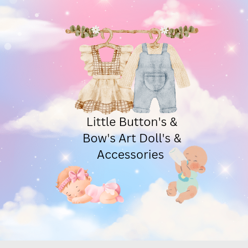 LITTLE BUTTON'S & BOW'S ART DOLLS — photo 2
