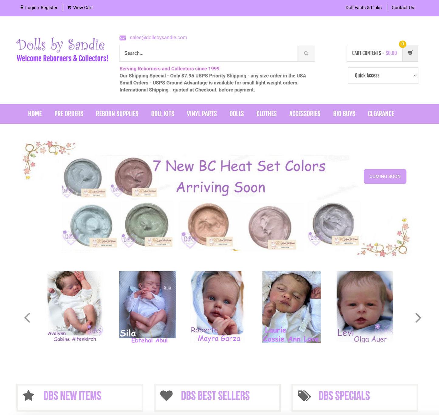 DOLLS BY SANDIE
